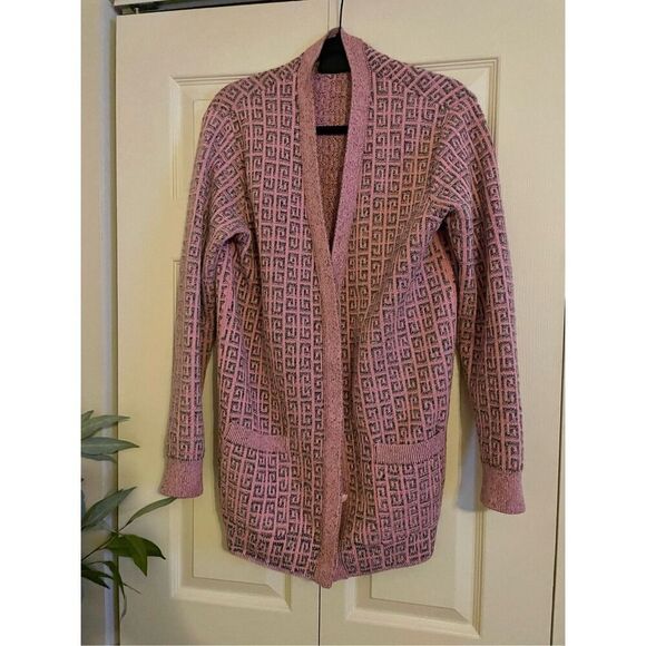 Givenchy 4G Jacquard Motif Logo Intarsia Cardigan - Picture 2 of 6